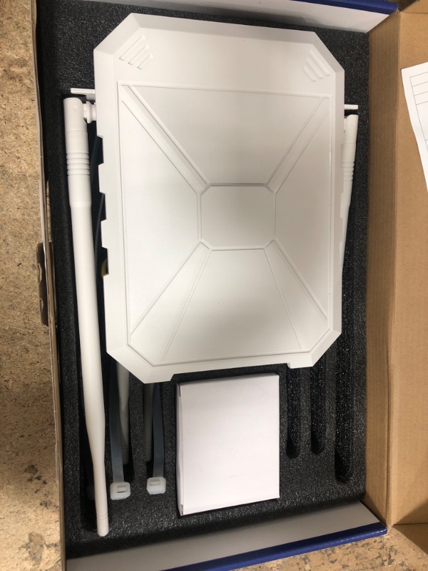 Photo 1 of AX1800 Outdoor WiFi Extender, IP67 Weatherproof Outdoor Wireless Access Point, Supports Extender/AP/Repeater, Dual Band High Power Long Range Outdoor WiFi Extenders Booster for Farm Backyards Garages