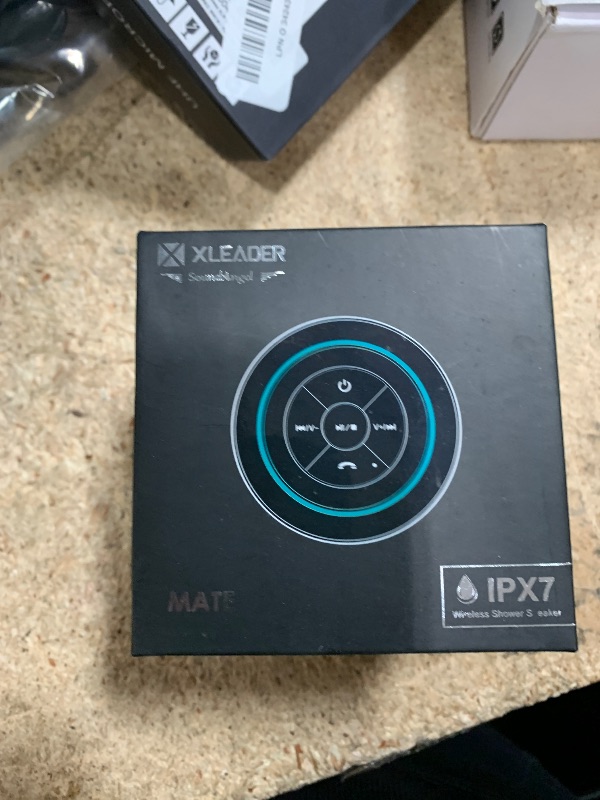 View 2 of XLEADER IPX7 Certified Water Resistant Bluetooth Speaker, SoundAngel Mate With Suction Cup Microphone, Crystal Sound for Bathroom, Shower, Phone, Tablet - Gifts