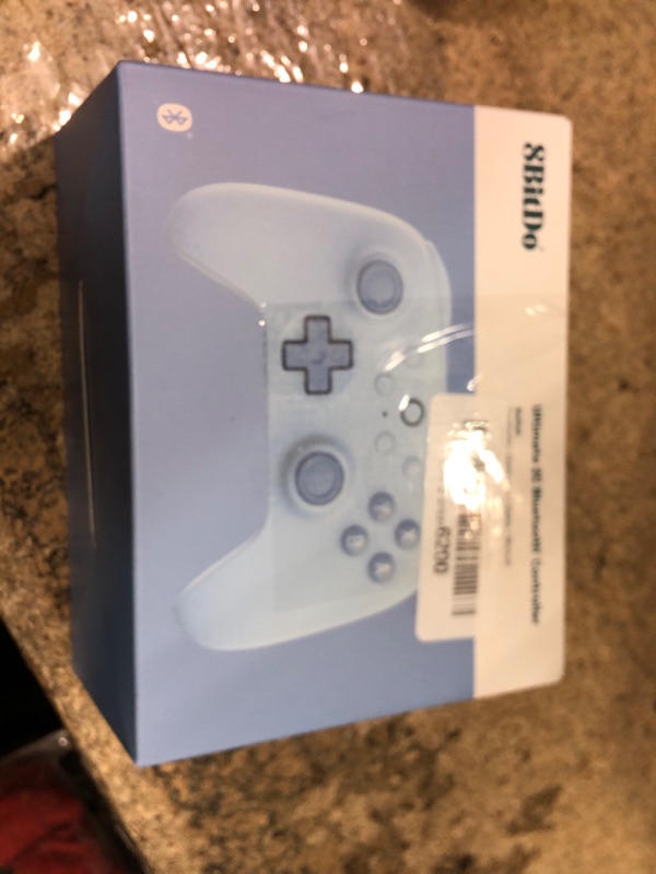 Photo 1 of 8BitDo Ultimate 2C Bluetooth Controller for Switch/Switch 2, Wireless Controller with 6-Axis Motion Control, Rumble Vibration, Refined D-Pad and Bumpers, and Hall Effect Joysticks (Blue)