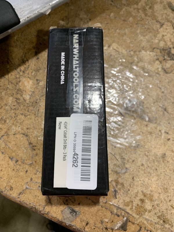 Photo 1 of 43/64 Cobalt Drill Bits - 3 Pack - 6 Inch Length - M35 Cobalt Drill Bits with Storage Case - Perfect Drill Bits for Metal, Hardened & Stainless Steel, Cast Iron, and More!