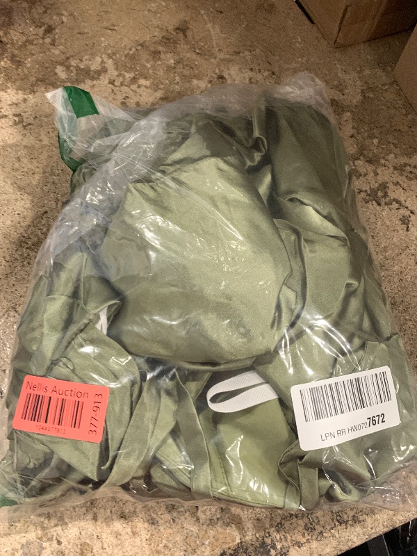 Photo 1 of Clothfun Olive Green Satin Mermaid Corset Bridesmaid Dress Dress Pleated Bridesmaids Dresses for Women Long Off Shoulder Ball Gowns Olive Green Size 10A