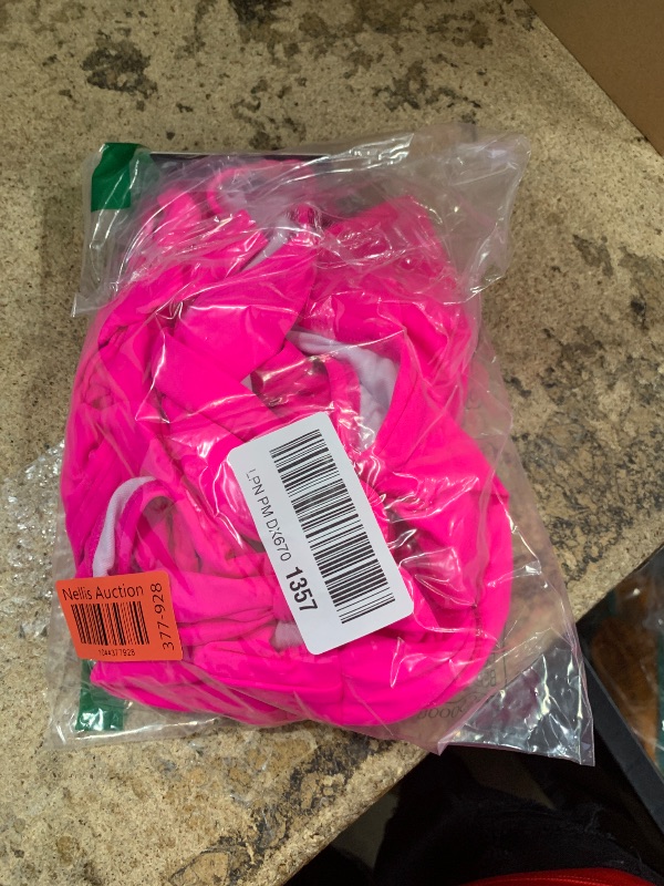 Photo 1 of AI'MAGE Womens High Waisted Bikini Sets Tummy Control Bathing Suits Halter Two Piece Swimsuit Modest Bikini 2025 Hot Pink L