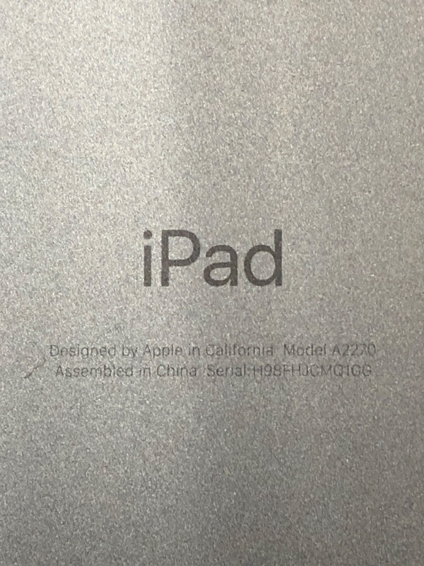 Photo 1 of ***LOCKED iPAD***Apple iPad (10.2-inch, WiFi, 32GB) - Space Gray (Renewed Premium)