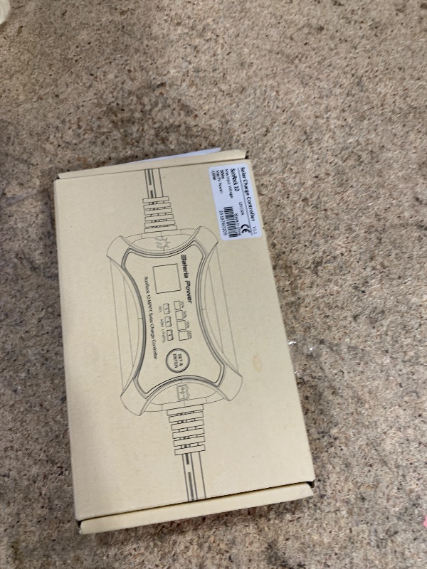 Photo 1 of 10Amp 12 Volt MPPT Solar Charge Controller, Bateria Power Intelligent Portable Solar Panel Controller, Max PV 150W 30Voc Solar Regulator for Gel AGM Lead-Acid, Lithium LiFePO4 Battery (SunRock 10)