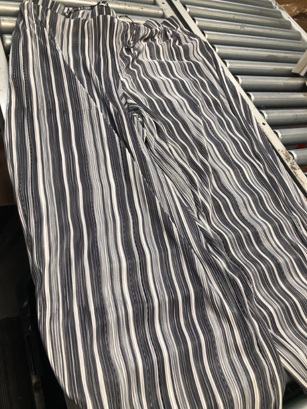 Photo 1 of *SIZE XL* LNX Womens Linen Pants High Waisted Wide Leg Drawstring Casual Loose Trousers with Pockets