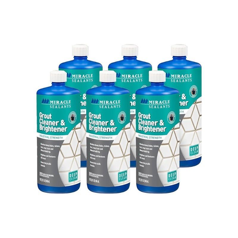 Photo 1 of (slighty used) Miracle Sealants Industrial Strength Grout Cleaner and Brightener, Quart, 6 Pack