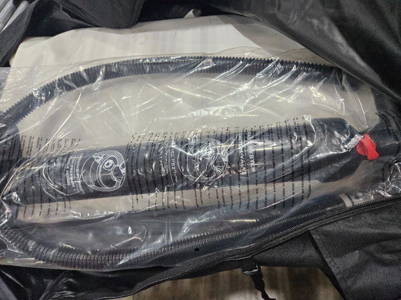 Photo 1 of ************TEAR IN SEEM, NEEDS PATCHING***************
letsfunny Inflatable Stand Up Paddle Board ( Black and white color stock photo for refernce )