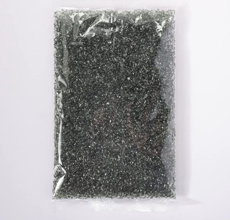 Photo 1 of -7MM Glass Crystal Transparent Cobblestone Small Irregular Glass Beads for DIY Epoxy Resin Vase Fillers 450G/Bag (15.Gray)