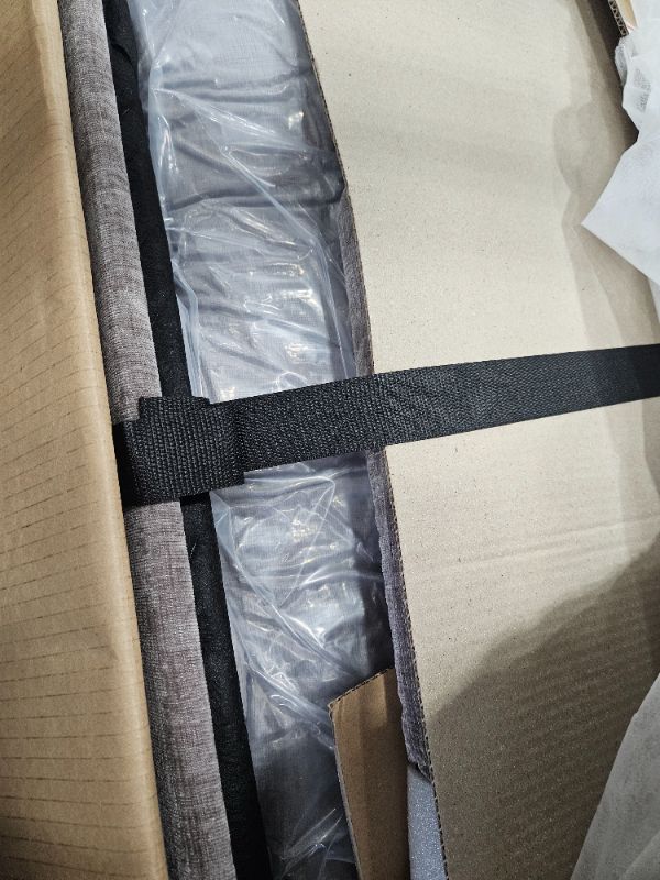 Photo 1 of ** only 1 box ** JUMMICO Sectional Couches for Living Room, U Shaped Couch with Chenille Fabric, 4 Seat Modern Sofa with Removable Pillows for Apartment and Small Space (Fabric, Grey)