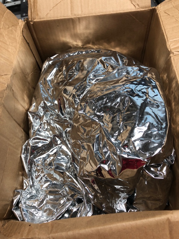 Photo 1 of 23.6in Inflatable Mirror Ball, Big Shiny Balls Inflatable Silver/Gold/Iridescent, PVC Hanging Large Disco Ball Decor for Big Party, Concerts, Stage, Wedding Decoration (1 Piece,Without Air Pump)