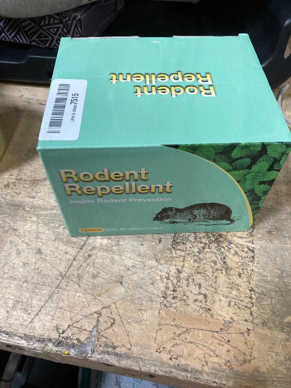Photo 1 of 24Pcs Rodent Mouse Repellent, Peppermint Oil to Repel Mice and Rats, Ideal for Indoor Use, Natural Ingredients Rat Repellent Balls Deterrent Indoor Pest Insect Control, Family & Pet Safe