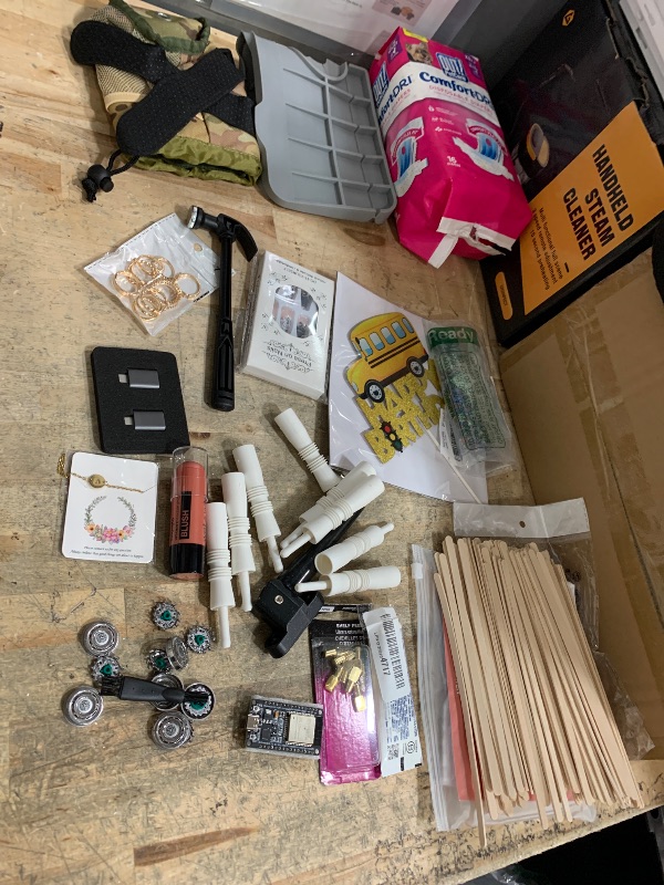 Photo 1 of ***SOLD AS IS - Bundle of home essentials/hardware/beauty accessories 