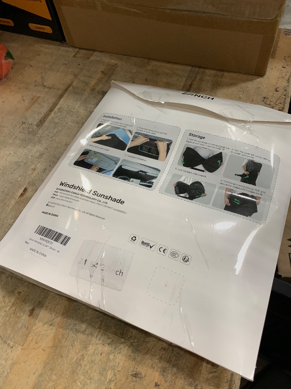 Photo 1 of 2025 Upgraded Zanch Car Front Windshield Sun Shade - Ultimate UV Protection & Heat Reductionlinnovative No Light LeakageTechnologylFoldable Design for Sedans Mini sUVs, Medium(64'X32)