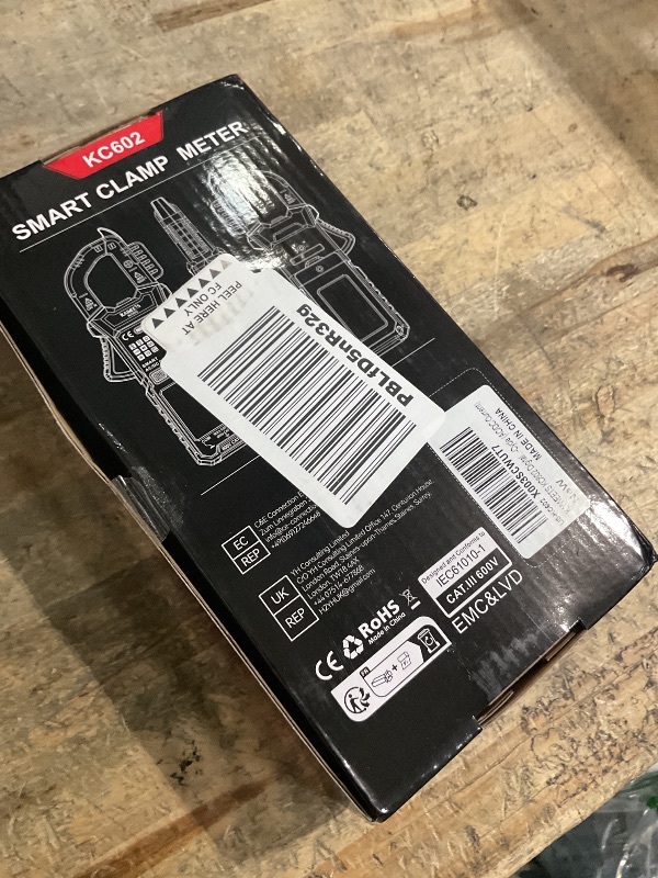 Photo 1 of KAIWEETS Smart Digital Clamp Meter with D-Shaped Jaws, Clamp Multimeter with Inrush Current Function, Auto-ranging Amp Meter Built-in HD Color Screen, Measures AC/DC Current Voltage Temperature NCV