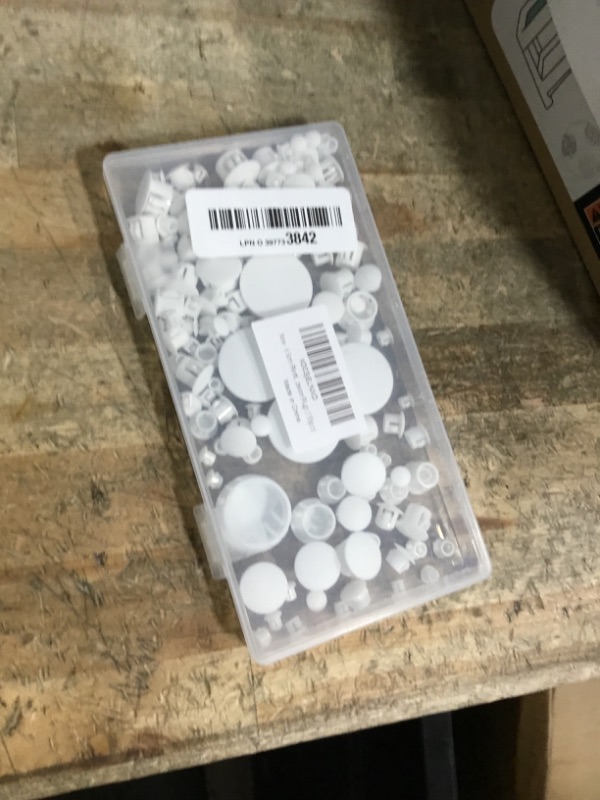 Photo 1 of 6 Sizes White Plastic Hole Plugs - 5mm to 25mm, 155pcs