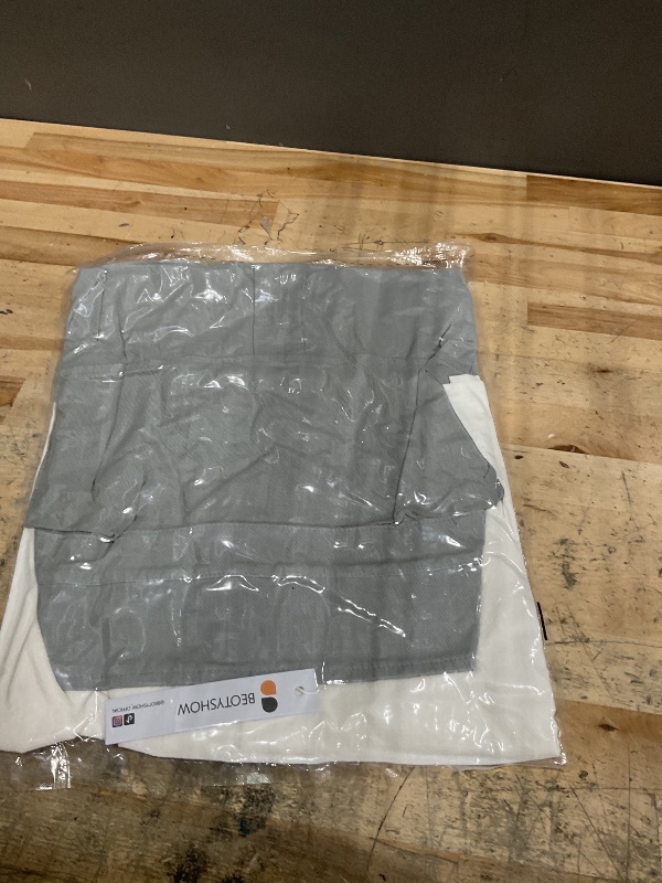 Photo 1 of (used) Mens Gradient Linen Shirts Casual Button Down Short Sleeve Beach Summer Shirts Grey XL
