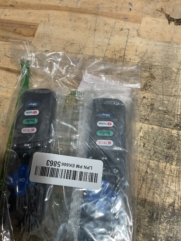Photo 1 of (Pack of 2) Replacement-Remote-Control for Roku-TV,Compatible for TCL Roku/Hisense Roku/Onn Roku/Philips Roku Smart TVs(Not for Roku Stick and Box)