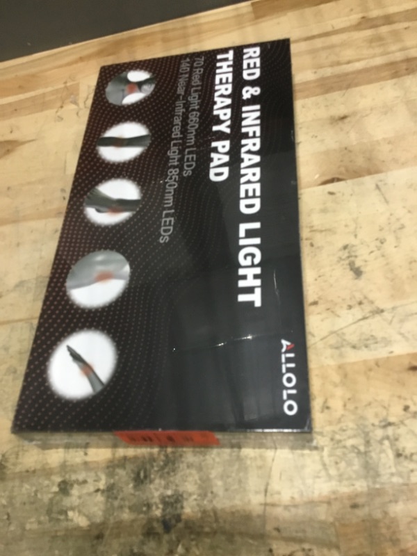 Photo 1 of **FACTORY SEALED** ALLOLO Red Light Therapy for Body, 3-in-1 LED Bead with Timer Remote Control, 12.6"*6.3" 660nm&850nm Infrared Light Therapy for Body Pain Relief Wearable for Muscle Repair
