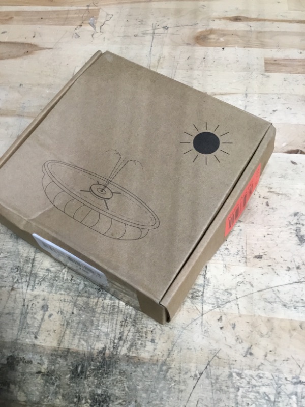 Photo 1 of SZMP Solar Fountain Upgraded 100% Glass Panel, 3.5W Floating Solar Powered Water Pump Built-in 2000 Battery with 7 Nozzle & 4 Fixer, Solar Bird Bath Fountains for Garden, Pond, Outdoor (White)