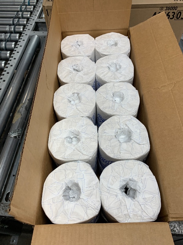 Photo 1 of Scott Professional Standard Roll Bulk Toilet Paper (13607), 2-Ply, Elevated Design, White, Individually Wrapped, Compact for Easy Storage (20 Rolls of 550 Sheets, 11,000 Sheet Total)
