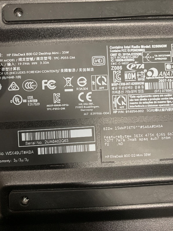 Photo 1 of HP 600 G2 Micro Computer Mini Tower PC (Intel Quad Core i7-6700T, 32GB DDR4 Ram,512GB Solid State SSD, WiFi, VGA, USB 3.0) Win 10 Pro (Renewed)