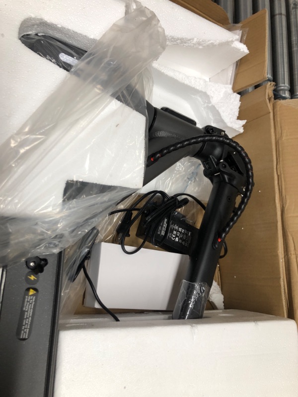 Photo 1 of INVANTI E30 Electric Scooter, 350W Motor, 20Miles Range & 18 MPH, Turn Signals, Smart APP, 8.5" Solid Tires, Foldable Commuter Electric Scooter with Rear Suspension and Dual Brakes for Adults and Teen