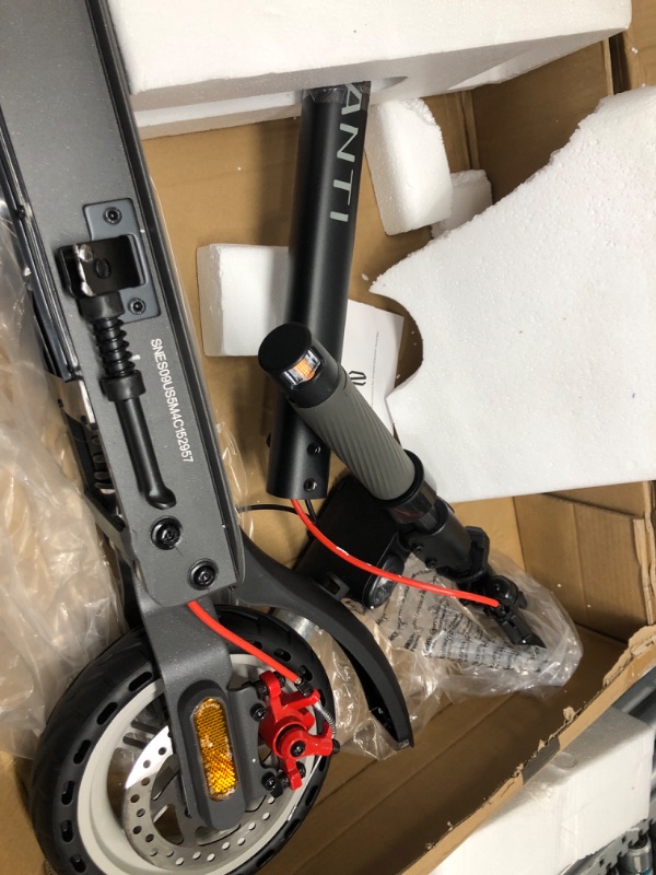 Photo 1 of INVANTI E30 Electric Scooter, 350W Motor, 20Miles Range & 18 MPH, Turn Signals, Smart APP, 8.5" Solid Tires, Foldable Commuter Electric Scooter with Rear Suspension and Dual Brakes for Adults and Teen