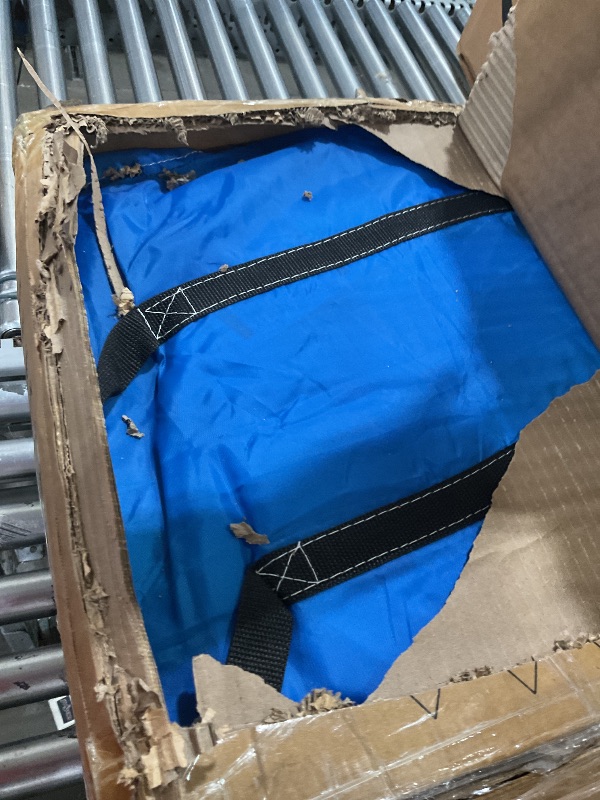 Photo 1 of *UNABLE TO FULLY TEST// UNKNOWN OF ANY MAJOR DAMAGES* POYOUNGHU White Bounce House, House with Blower, Inflatable Bouncer, Children's Toy, Sewn Extra Thick Material for Durability