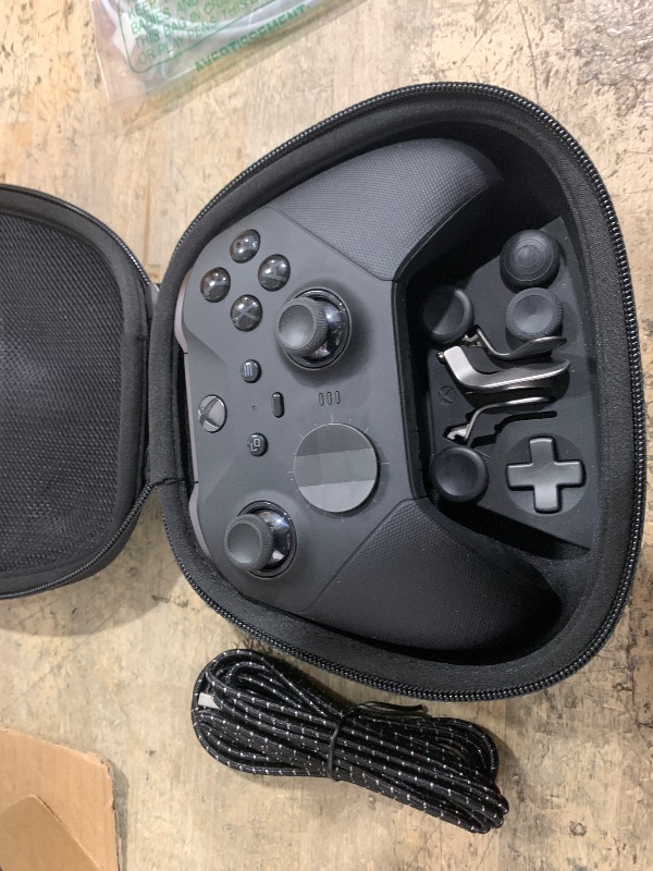 Photo 1 of Elite Series 2 Controller Compatible For Xbox Elite Series 2 Controller-Black,Gamepad Compatible With Xbox Series X, Xbox Series S, Xbox One,Gaming Controller with Package Accessories & Case [video game] [video game]
