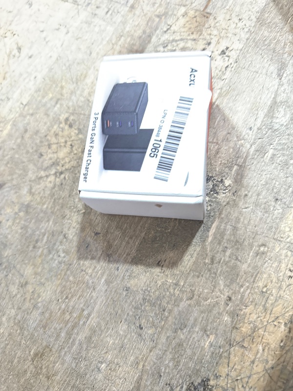 Photo 1 of [2 Pack] USB C Charger Block 160W, 3-Port GaN Super Fast Charger, Dual 65W Type C Charging Block, Foldable QC3.0 Laptop Fast Charging for MacBook, iPhone, Samsung, Galaxy, iPad, Android, White