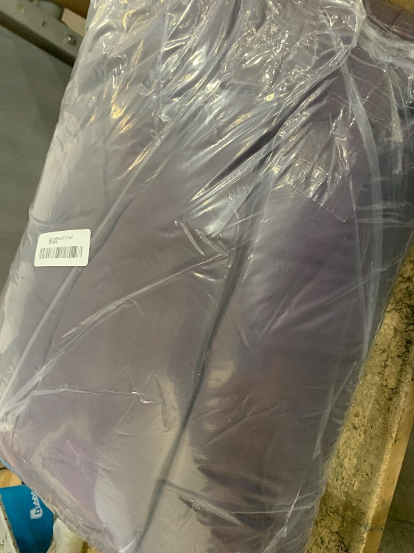 Photo 1 of *COMFORTER ONLY* Monbix Queen Comforter Set - 7 Pieces Cationic Dyeing Italian Plum Bed in a Bag Queen Bedding Sets with Comforter, Sheets, Pillowcases & Shams, Reversible Bedding Comforters Sets