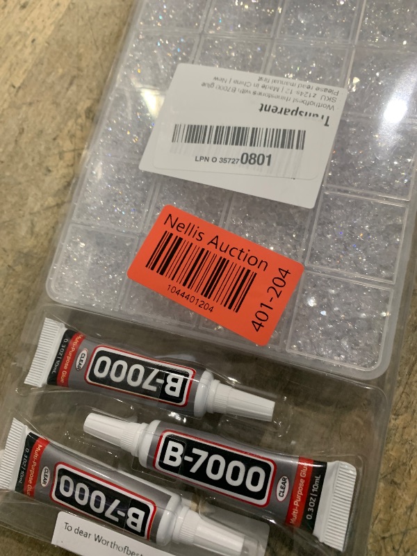 Photo 1 of 30000Pcs Resin Rhinestones for Crafting Bedazzling, Transparent Flatback Gems Crystal for Crafts Clothing Clothes Shoes Fabric Tumbler Jeans, Flat Back Jewels Various Sizes with b7000 Glue