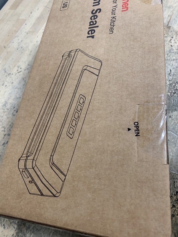 Photo 1 of [Updated 2025] Bonsenkitchen Vacuum Sealer Machine + 40 Vacuum Bags, Fast-Compact/Multi-Functional Food Vacuum Sealer with External Vacuum System, Silver