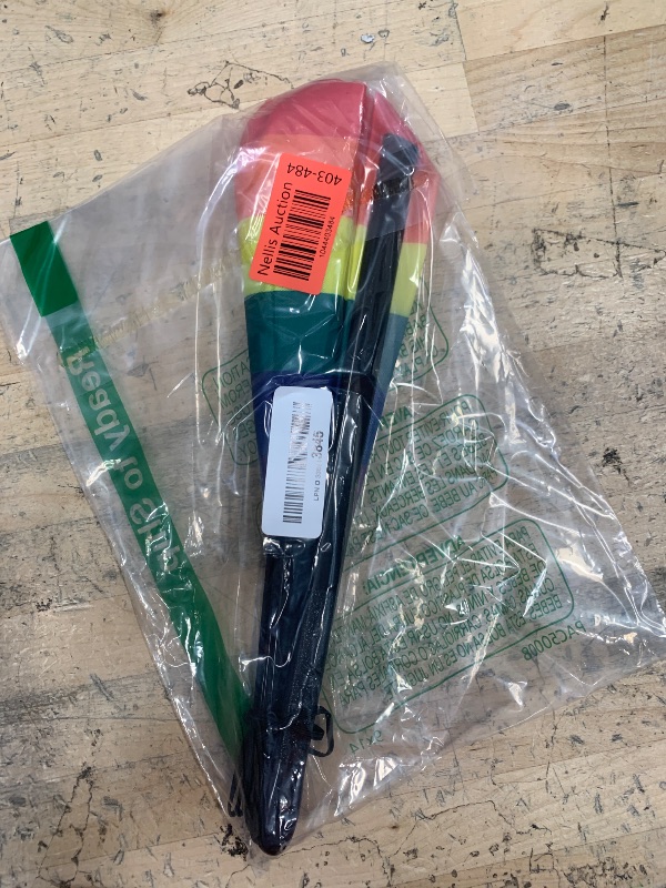 Photo 1 of Grevosea Rainbow Folding Fans Handheld Folding Hand Rave Fan for Pride Day LGBT Pride Accessories Clacking Fans for Line Dancing Festival Events Rave Performances & Cosplay