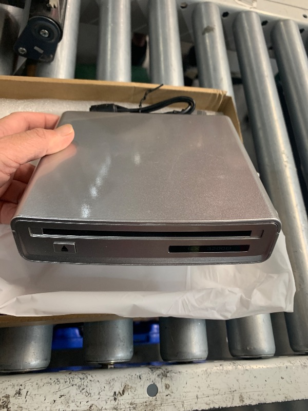 Photo 1 of ***( PARTS ONLY/ NON FUNCTIONAL. MAJOR DAMAGE)***Portable Car CD Player, External Universal CD Player with USB Cable, Plugs into Car USB Port, Laptop, TV, Mac, Computer