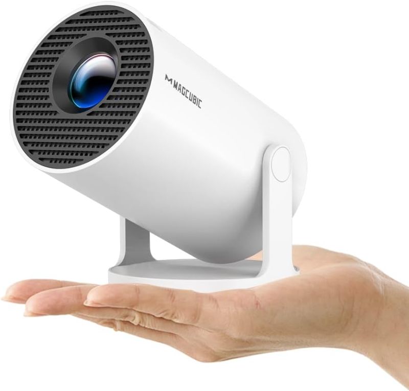 Photo 1 of (PARTS) (NON-FUNCTIONAL) 2025 Upgraded HY300PRO Mini Projector with WiFi and Bluetooth, Portable Projector 4K Support, Auto Keystone, 180 Degree Rotation, Smart Proyector for Home Outdoor Android 11

