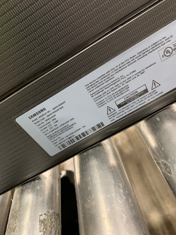 Photo 1 of ****************SCREEN DAMAGED, NON-FUNCTIONAL, FINAL SALE***************
Samsung 43-Inch Class QLED 4K LS03D The Frame Series Quantum HDR Smart TV w/Dolby Atmos, Art Mode, Anti-Reflection, Customizable Frame, Slim Fit Wall Mount with Alexa Built-in (QN43