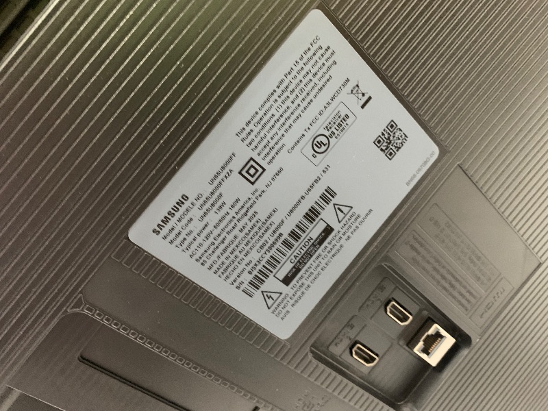 Photo 1 of Samsung 65-Inch Class Crystal UHD U8000F 4K Smart TV (2025 Model) Endless Free Content, Crystal Processor 4K, MetalStream Design, Knox Security, Alexa Built-in