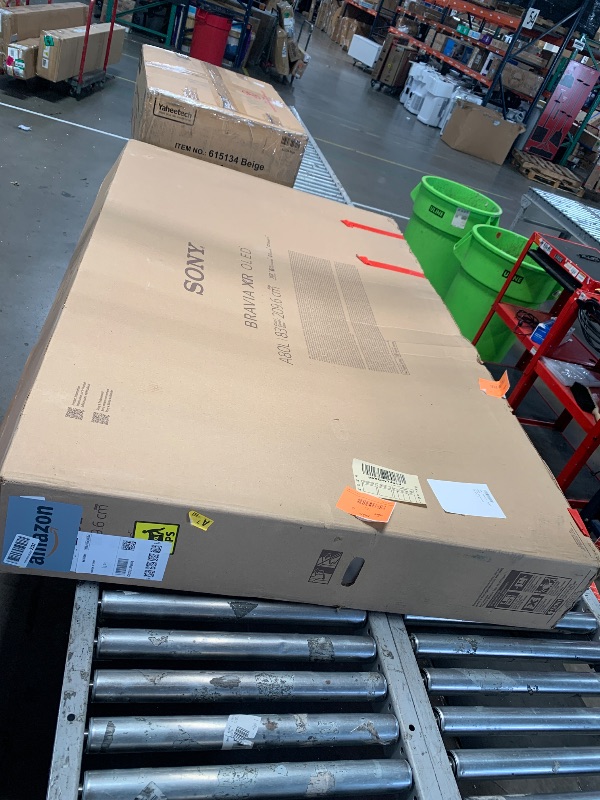 Photo 1 of ***SCREEN IS CRACKED*** Sony OLED 83 inch BRAVIA XR A80L Series 4K Ultra HD TV: Smart Google TV with Dolby Vision HDR and Exclusive Gaming Features for The PlayStation® 5 XR83A80L- 2023 Model,Black