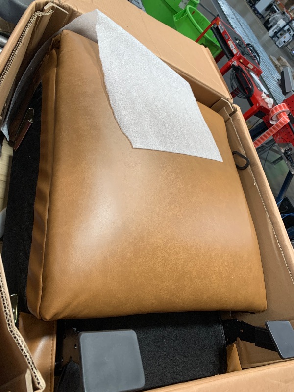 Photo 1 of *partial set*  COLAMY Recliner Chair, Living Room Glider Chairs Home Theater Seat PU Leather Couch Sofa Chair with Footrest Cushion, Swivel Modern Bedroom , Camel