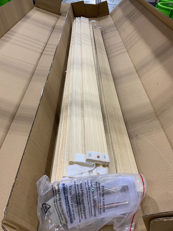 Photo 1 of ***NO SHEET***Mellow Naturalista Classic 12 Inch Solid Wood Platform Bed with Wooden Slats, Queen, White