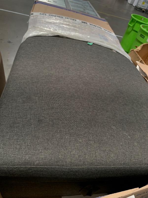 Photo 1 of ***INCOMPLETE***Wakefit Reversible Sectional Sofa Couch, Sleeper Sofa Bed with Storage Chaise Pull Out Couch for Living Room | Hidden Stroge | Pull Out Bed | Removable Backrest | Linen Fabric, DeepGrey
