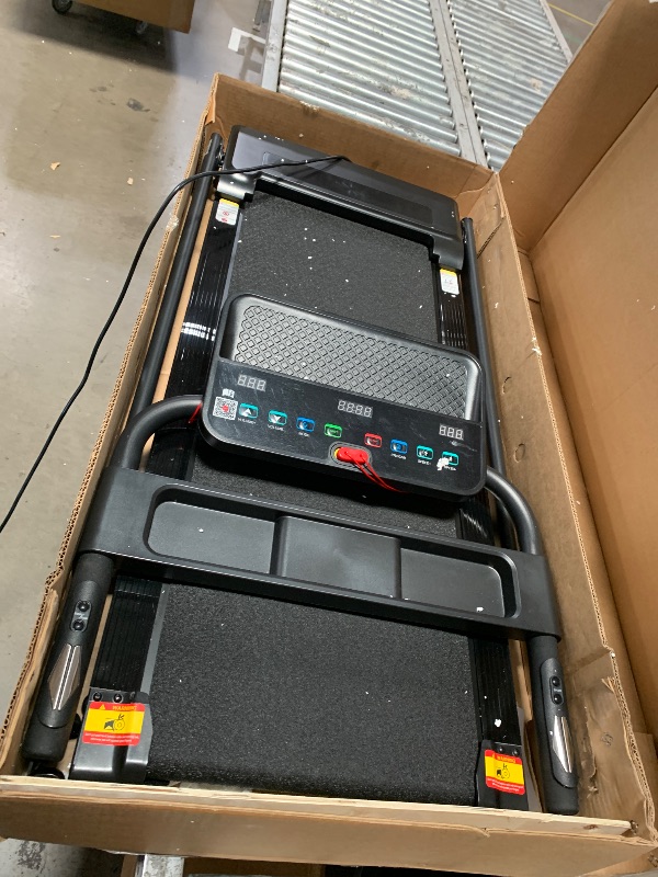 Photo 1 of ***PARTS ONLY***LONTEK Treadmills for Home, 3.0HP Quiet Brushless Folding Treadmill with Heart Rate Sensor, Silicone Damping System, 300lbs Weight Capacity, Holder for Cup&Phone