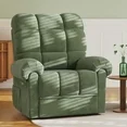 Photo 1 of ***INCOMPLETE*** Recliner Chair,Corduroy Electric Recline Sofa Chair for Adults with USB Port,Comfy Corduroy Adjustable Cloud Sofa,Tool-Free Setup,Green