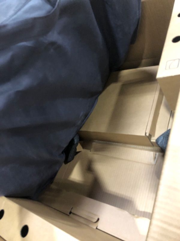 Photo 1 of ****PARTS ONLY***UPPAbaby Vista V3 Stroller - Full-Size Single-to-Double Stroller System - Toddler Seat, Bug Shield, Rain Shield, and Storage Bag Included - Noa (Navy/Carbon Frame/Saddle Leather)