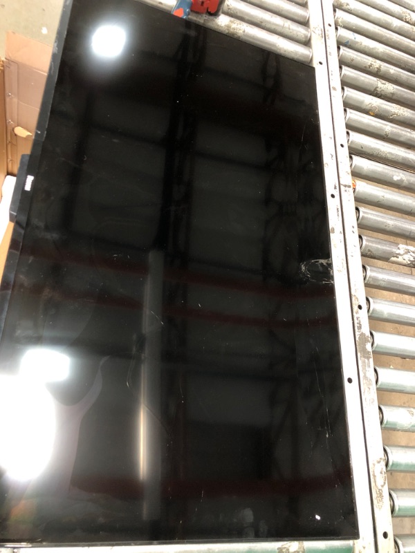 Photo 1 of ***DAMAGED SCREEN***Roku Smart TV – 43-Inch Select Series 4K HDR RokuTV with Roku Enhanced Voice Remote, Brilliant 4K Picture, Automatic Brightness, & Seamless Streaming – Live Local News, Sports, Family Entertainment