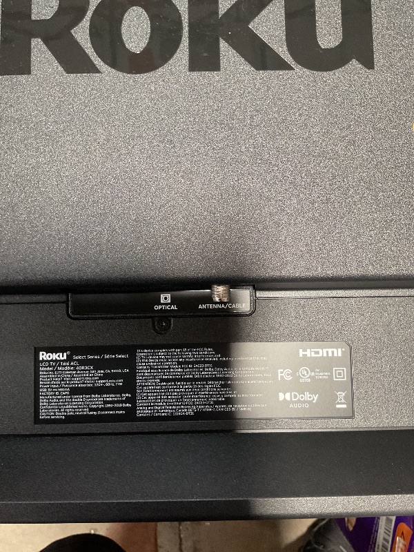 Photo 1 of ***DAMAGED SCREEN***Roku Smart TV 2025 – 40-Inch Select Series, 1080p Full HD TV – RokuTV with Voice Remote – Flat Screen LED Television with Wi-Fi for Streaming Live Local News, Sports, Family Entertainment
