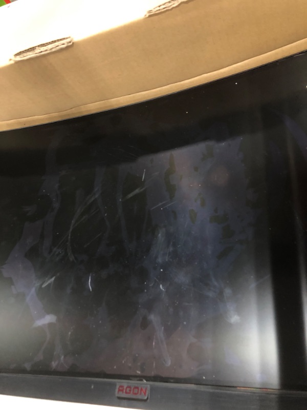 Photo 1 of ***DAMAGED SCREEN***AOC - CU34G2XP 34" VA Curved Gaming Monitor, WQHD (3440x1440), 180Hz, 1ms, Freesync, HDR 400 