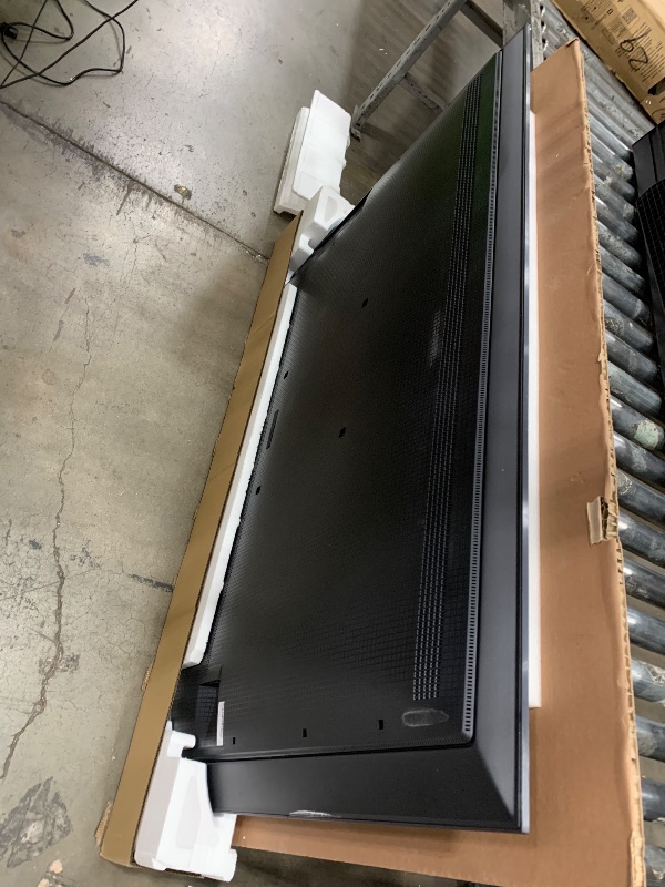 Photo 1 of ***DAMAGED SCREEN***TCL 65-Inch Q68 QLED Pro 4K UHD Smart TV with Google TV (65Q681G, 2024 Model) Dolby Vision, Dolby Atmos, HDR Pro, Game Accelerator up to 120Hz, Voice Remote, Works with Alexa, Streaming Television
