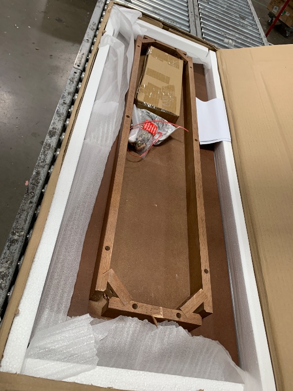 Photo 1 of ***INCOMPLETE MISSING BOX***Furnihold Rattan Dresser for Bedroom 47.3''W 6 Drawer Dresser Modern Dressers & Chests Wood Natural Dresser Beside Table for Living Room, Hallway